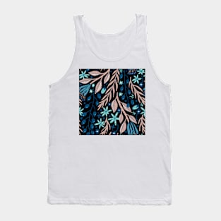 flower and leaves Tank Top